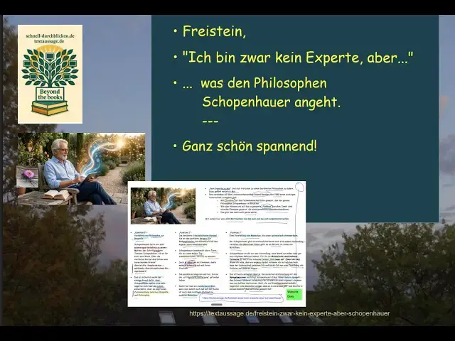 Video thumbnail for Freistein: "Kein Experte, aber überrascht" - Apotheken-"Scherz", Stachelschweine und "Das Göttliche"