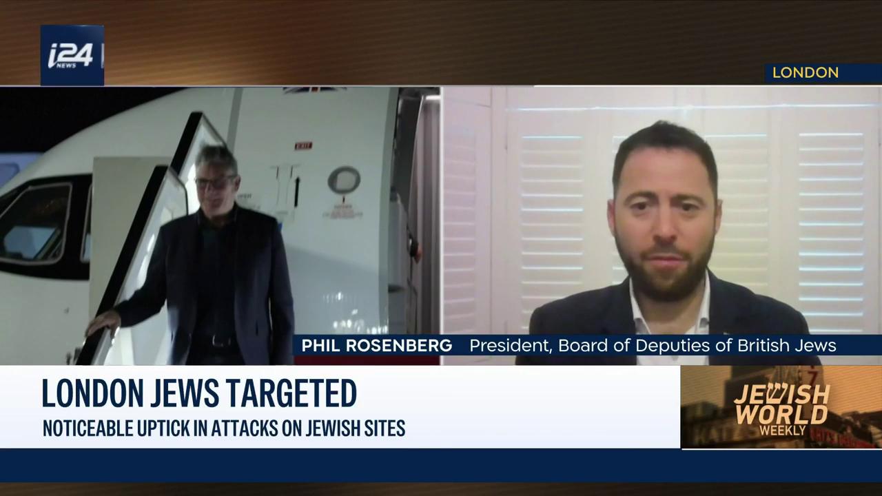 Video thumbnail for Noticeable uptick in attacks on Jewish sites in London