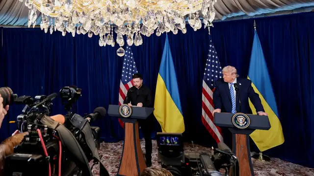 Video thumbnail for Trump and Zelenskyy hail ‘progress’ on Russia-Ukraine peace plan