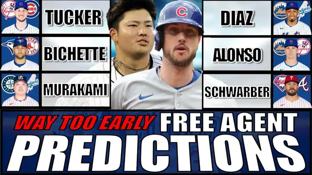 'Video thumbnail for Way Too Early MLB Free Agent Predictions'