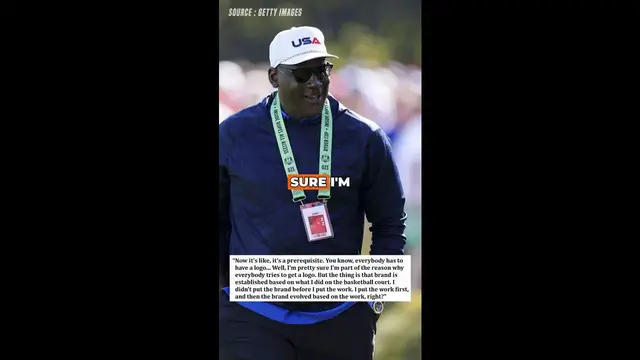 Video thumbnail for Michael Jordan Calls Out Modern NBA Stars for Chasing Logos Too Soon