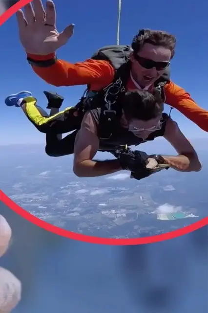 Video thumbnail for Highest altitude sky dive whilst performing a self tattoo - 4,572.91 metres by Funky Matas