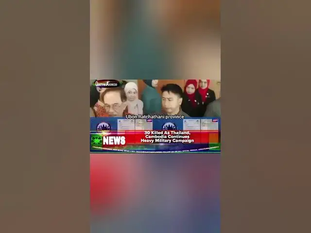 Video thumbnail for 30 Killed As Thailand, Cambodia Continues Heavy Military Campaign