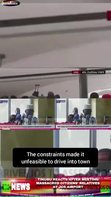 Video thumbnail for Tinubu Reacts After Meeting Massacred Citizens’ Relatives At Jos Airport
