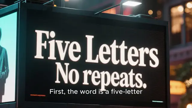 Video thumbnail for Wordle Hints and Answers 15 January 2026