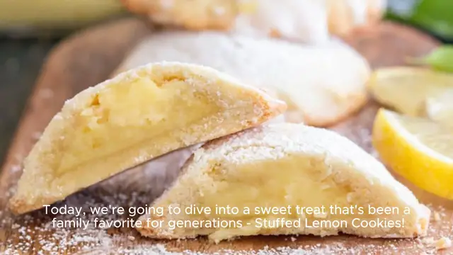 Video thumbnail for Stuffed Lemon Cookies recipe