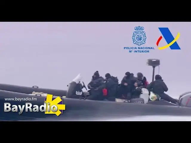 'Video thumbnail for POLICÍA NACIONAL CHASE SPEEDBOAT WITH 2,000KG HASH ON WAY TO VALENCIA'