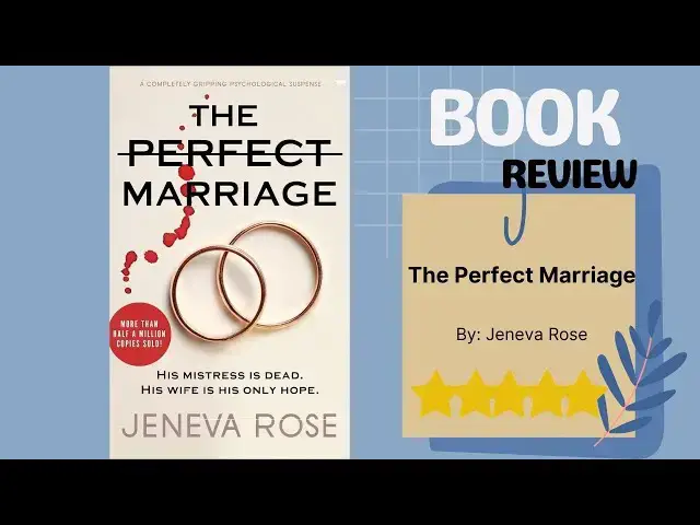 Video thumbnail for The Perfect Marriage by Jeneva Rose Twisted Domestic Thriller | Gripping Legal Suspense Book Review