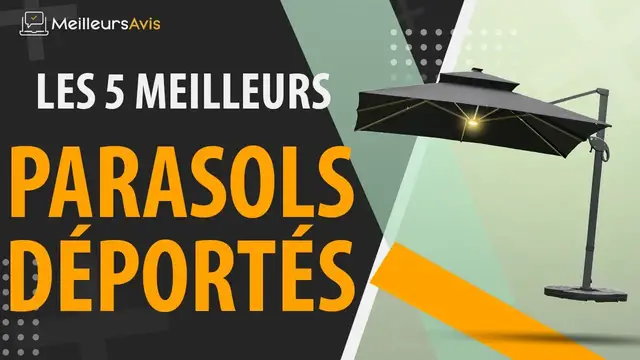 Video thumbnail for ⭐️ MEILLEUR PARASOL DÉPORTÉ - Avis & Guide d'achat (Comparatif 2021)