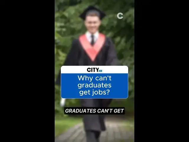 Video thumbnail for The UK graduate jobs crisis explained. 📉