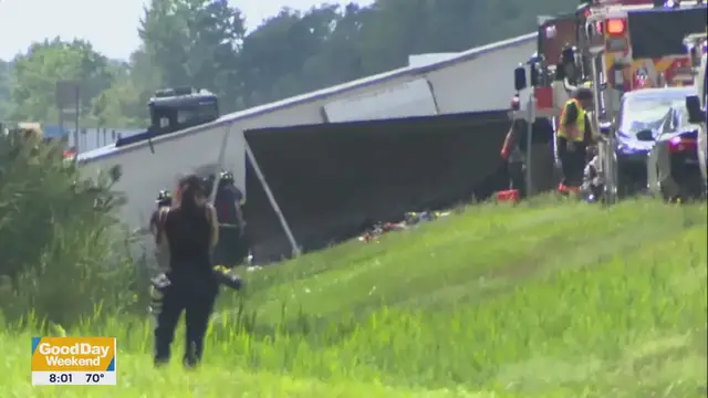 'Video thumbnail for Victims identified in fatal bus crash; deadly Bronx shooting | Good Day Weekend'
