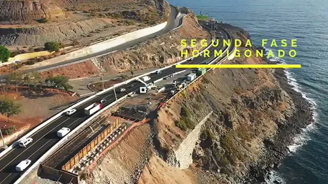 Video thumbnail for Bauarbeiten GC-1 aus der Vogelperspektive