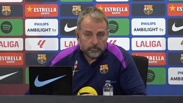 Video thumbnail for 'A really fantastic step forward' - Flick hopes Barca build on win over Atletico