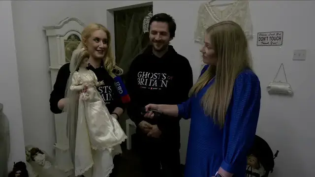 'Video thumbnail for WATCH: Moment Anna Riley comes face to face with the 'UK's most haunted doll''