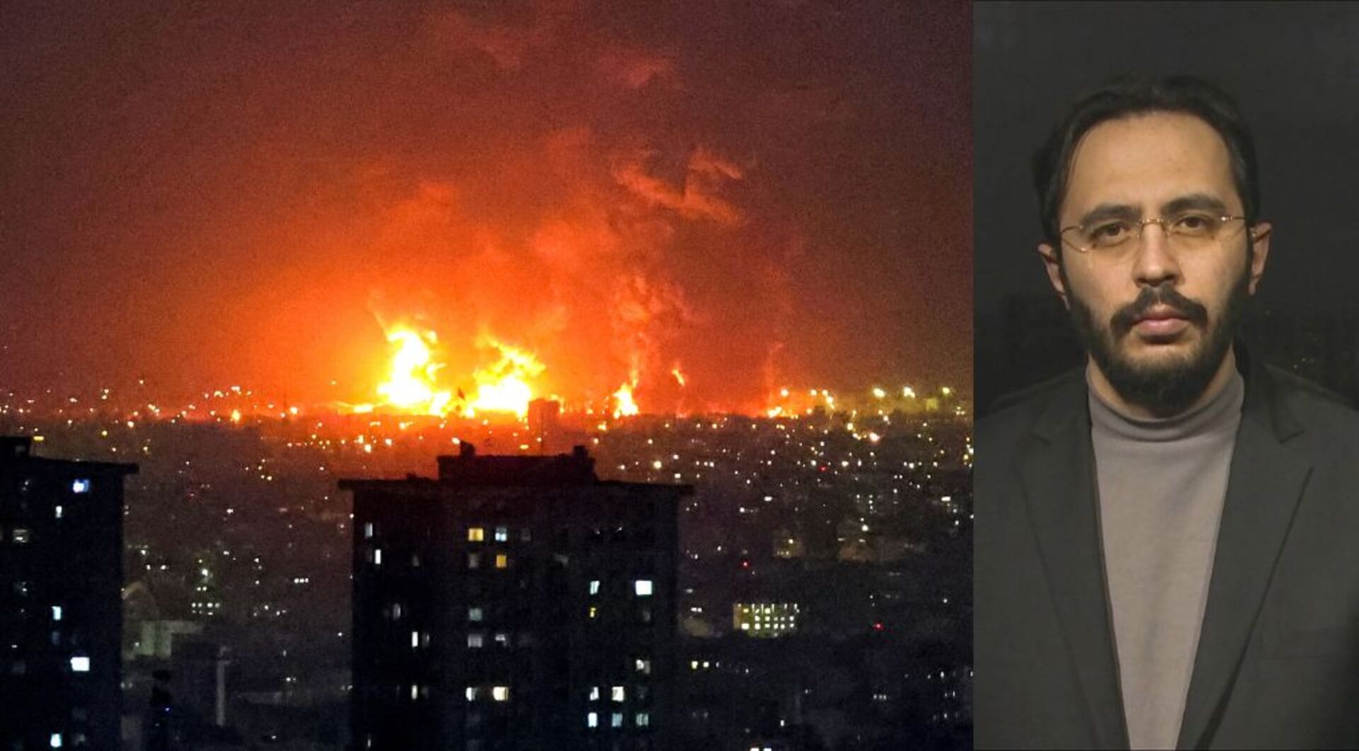 Video thumbnail for Israel hits Iran oil refineries as Tehran wakes under thick smoke