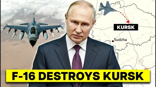 'Video thumbnail for Business Basics: ukraine war: f-16s target russian forces near kursk - impact and military strategy'