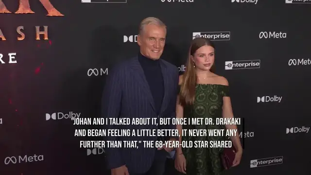 Video thumbnail for Dolph Lundgren considered suicide during cancer battle.