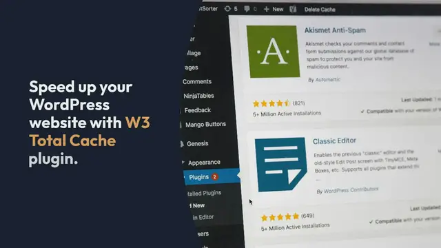 Video thumbnail for How to Install W3 Total Cache for WordPress