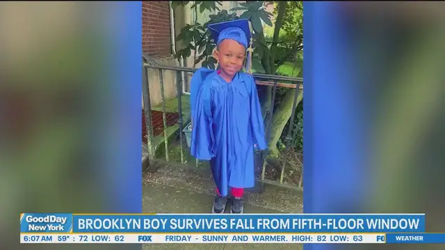 'Video thumbnail for Brooklyn boy falls out of fifth floor window'