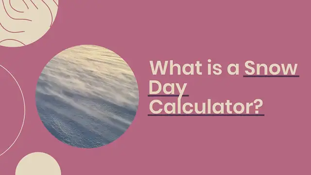 'Video thumbnail for What is snowday calculator'