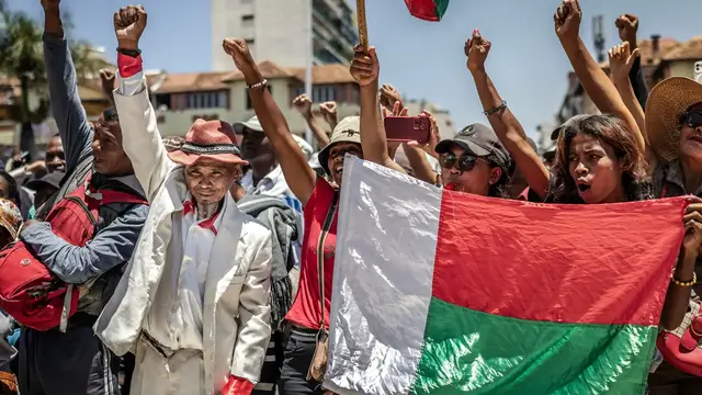 'Video thumbnail for Madagascar's military seizes power: President ousted after weeks of protests'