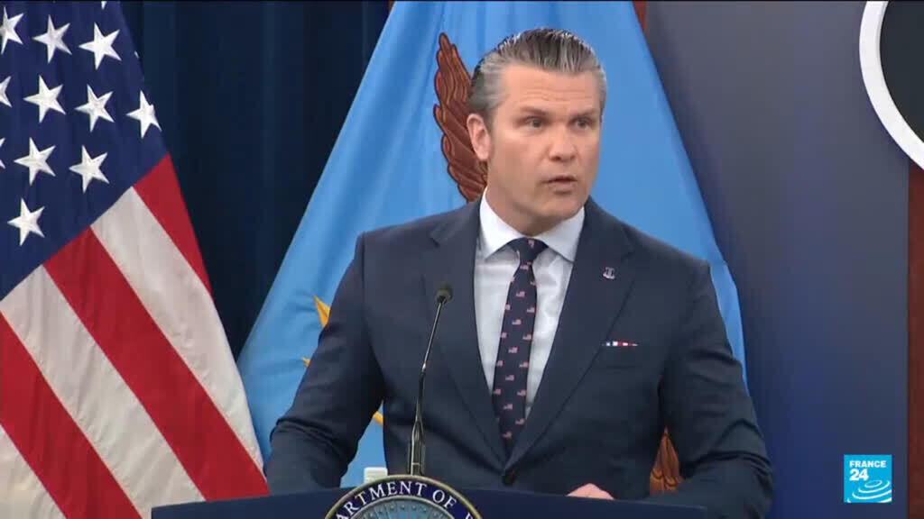 Video thumbnail for REPLAY: US Defense Secretary holds press conference on Iran war