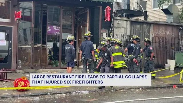 Video thumbnail for Businesses assess damage after Williamsburg restaurant fire injures 6 firefighters