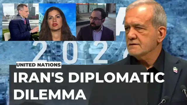 Video thumbnail for Pezeshkian signals diplomacy and military readiness as Iran-US tensions persist