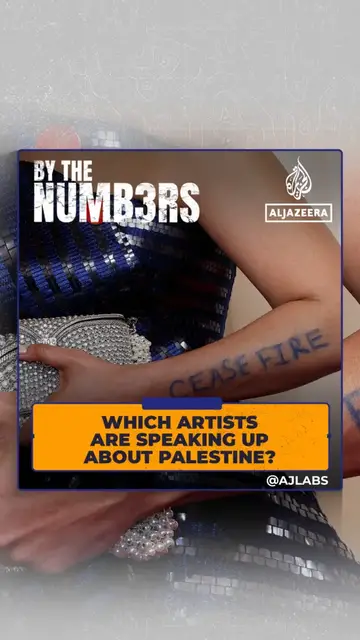 'Video thumbnail for Which artists are speaking up about Palestine?'