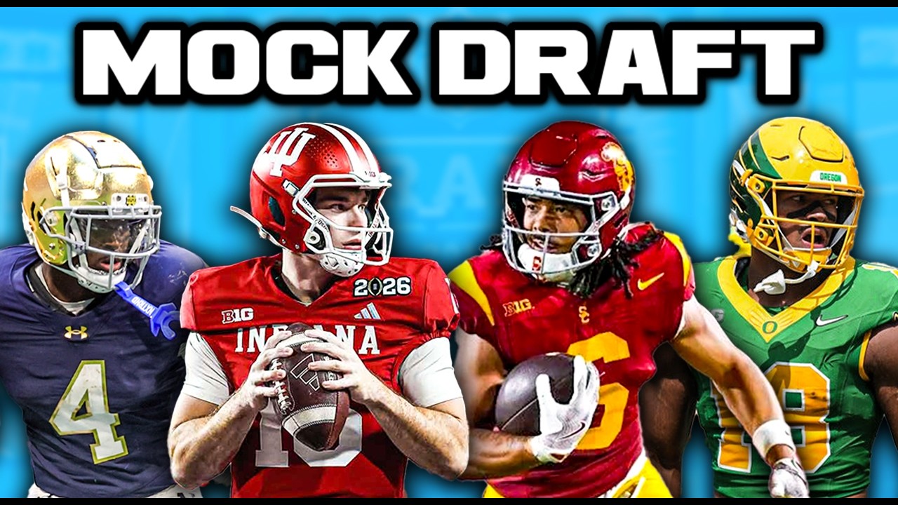Video thumbnail for 2026 NFL Mock Draft Post Combine WITH TRADES