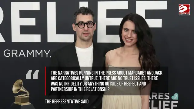 Video thumbnail for Margaret Qualley slams reports of 'trust issues' and infidelity in Jack Antonoff split