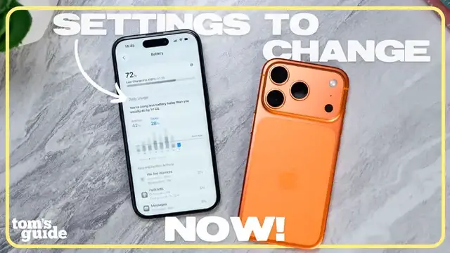 Video thumbnail for How to Make Your iPhone Battery Last Longer (Settings That Matter) | Setup Essentials