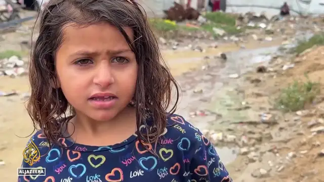 Video thumbnail for Displaced Palestinians in Gaza: Families across remain trapped in unsafe shelters