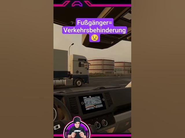 Video thumbnail for Fußgänger=Verkehrsbehinderung. #heavycargothetrucksimulator #trucksimulator #letsplay