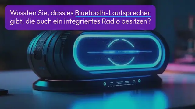 Video thumbnail for Bluetooth Lautsprecher mit Radio Test 2024