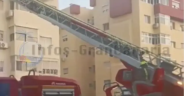 Video thumbnail for Brand in San Fernando mit 8 Verletzten