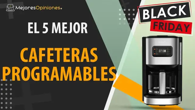 Video thumbnail for 🚩 MEJOR CAFETERA PROGRAMABLE - Black Friday 2021 (Comparación y guía de compra)