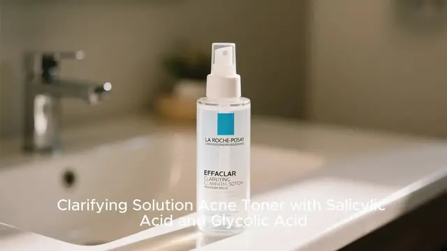 'Video thumbnail for La Roche-Posay Effaclar Clarifying Solution Acne Toner with Salicylic Acid (6.76 fl. oz.)'