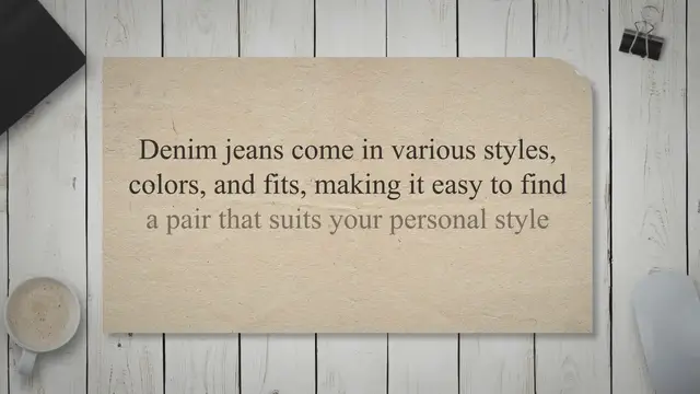 'Video thumbnail for The Ultimate Guide to Denim Jeans for Women: Types, Fit, and Care Tips'