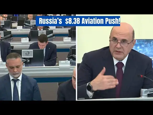 Video thumbnail for Watch—Mishustin Unveils $8.3B Aviation Overhaul to Replace Boeing & Airbus in Russia