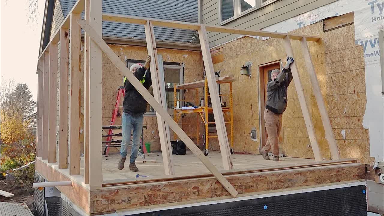 Video thumbnail for Matthew Cremona: Framing the Sunroom | Home Renovation & Addition Part 11