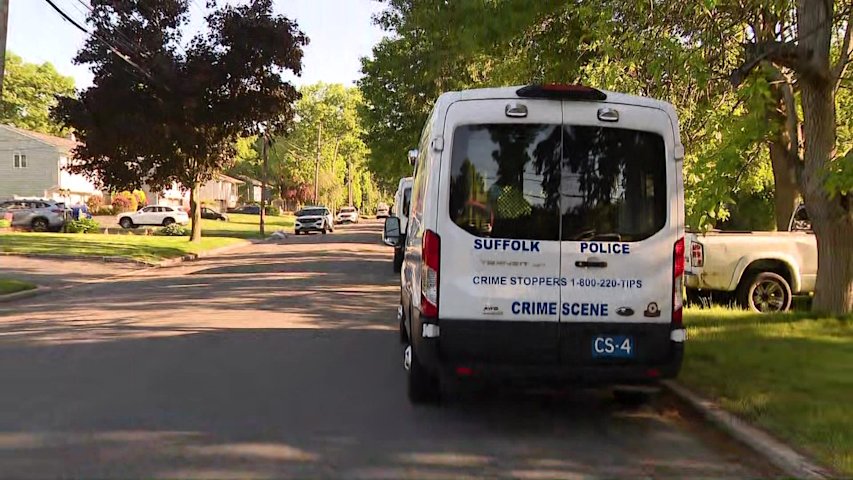 Video thumbnail for Smithtown man accused of strangling, stabbing family member’s face with scissors in brutal home break-in