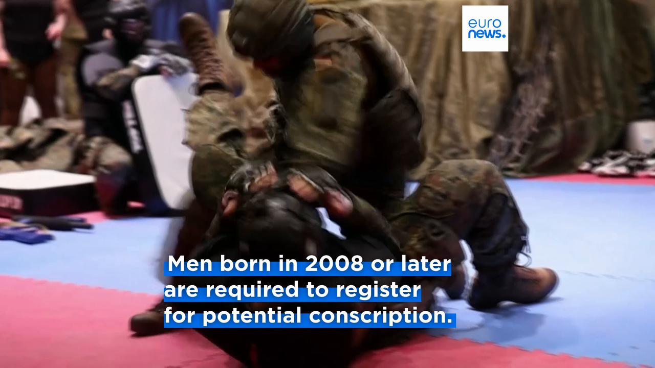 Video thumbnail for Germany sees surge in conscientious objectors amid new conscription law