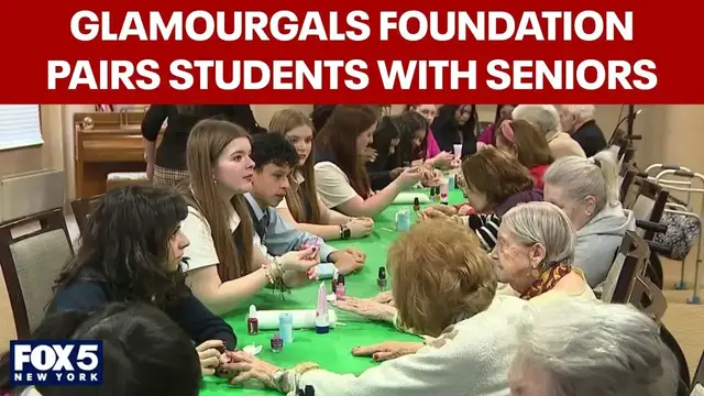 Video thumbnail for GlamourGals Foundation pairs students with seniors