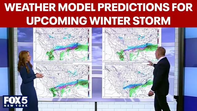 Video thumbnail for Winter storm could hit NY: What are weather models predicting?