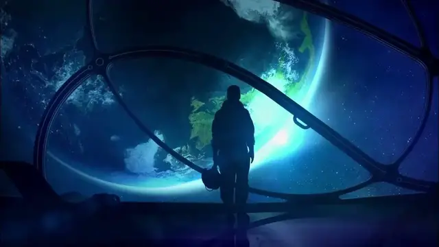 Video thumbnail for Astronauts View of the Globe LOOP