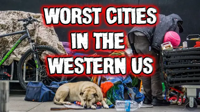 'Video thumbnail for Top 10 Worst Cities in the Western United States in 2024'