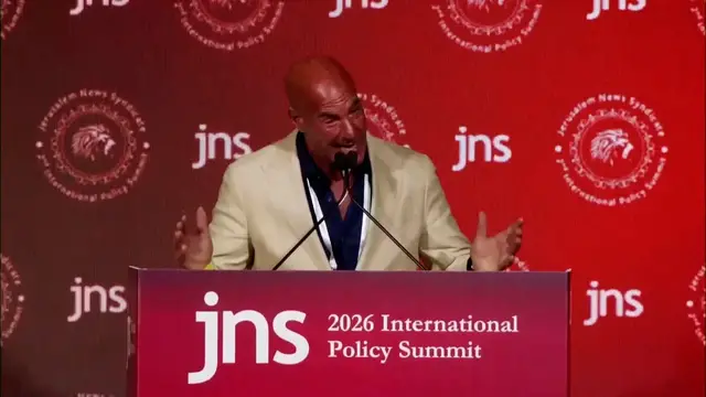 Video thumbnail for Conservative radio host defends Trump, tells Israeli forum he’s better than Vance