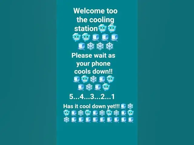 'Video thumbnail for WELCOME TOO THE COOLING STATION MY DANDELIONS 🧊🧊🧊🧊🧊🧊🧊🧊 #relax #coolingstation'