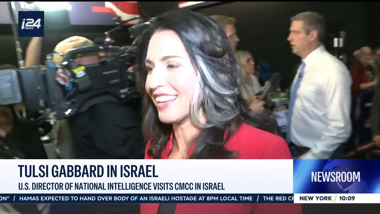 Video thumbnail for Tulsi Gabbard in Israel: U.S. Director of National Intelligence visits CMCC in Israel